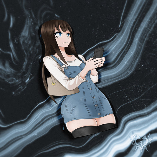 anime sticker of saki yoshida from emergence 177013