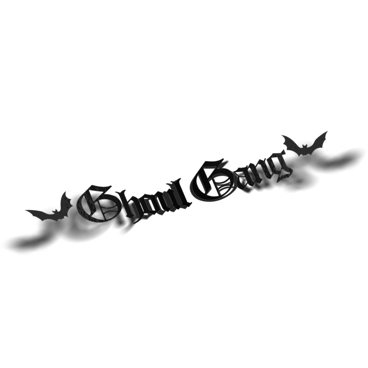 Ghoul Gang Decal - Just Black