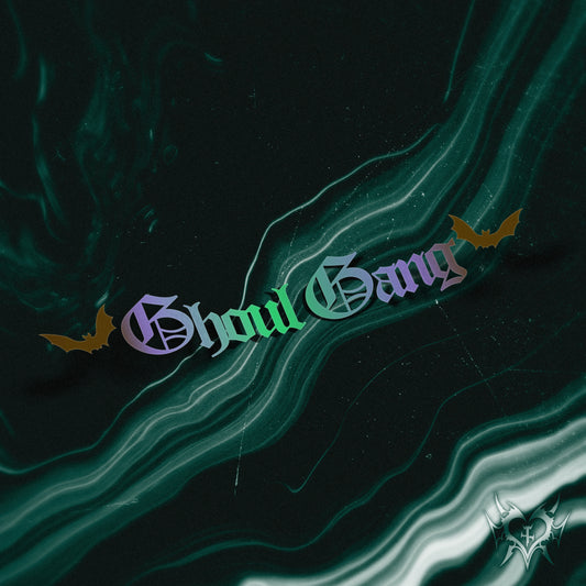 ghoulg gang decal holographic green