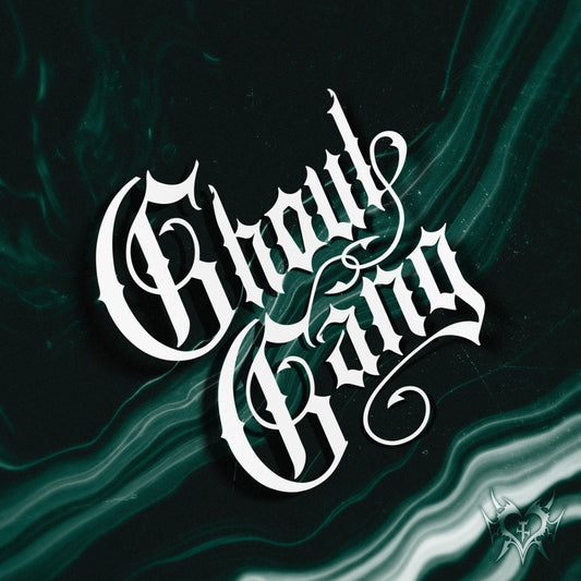 fancy ghoul gang decal white