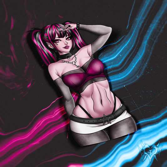 anime sticker of draculaura from monster high