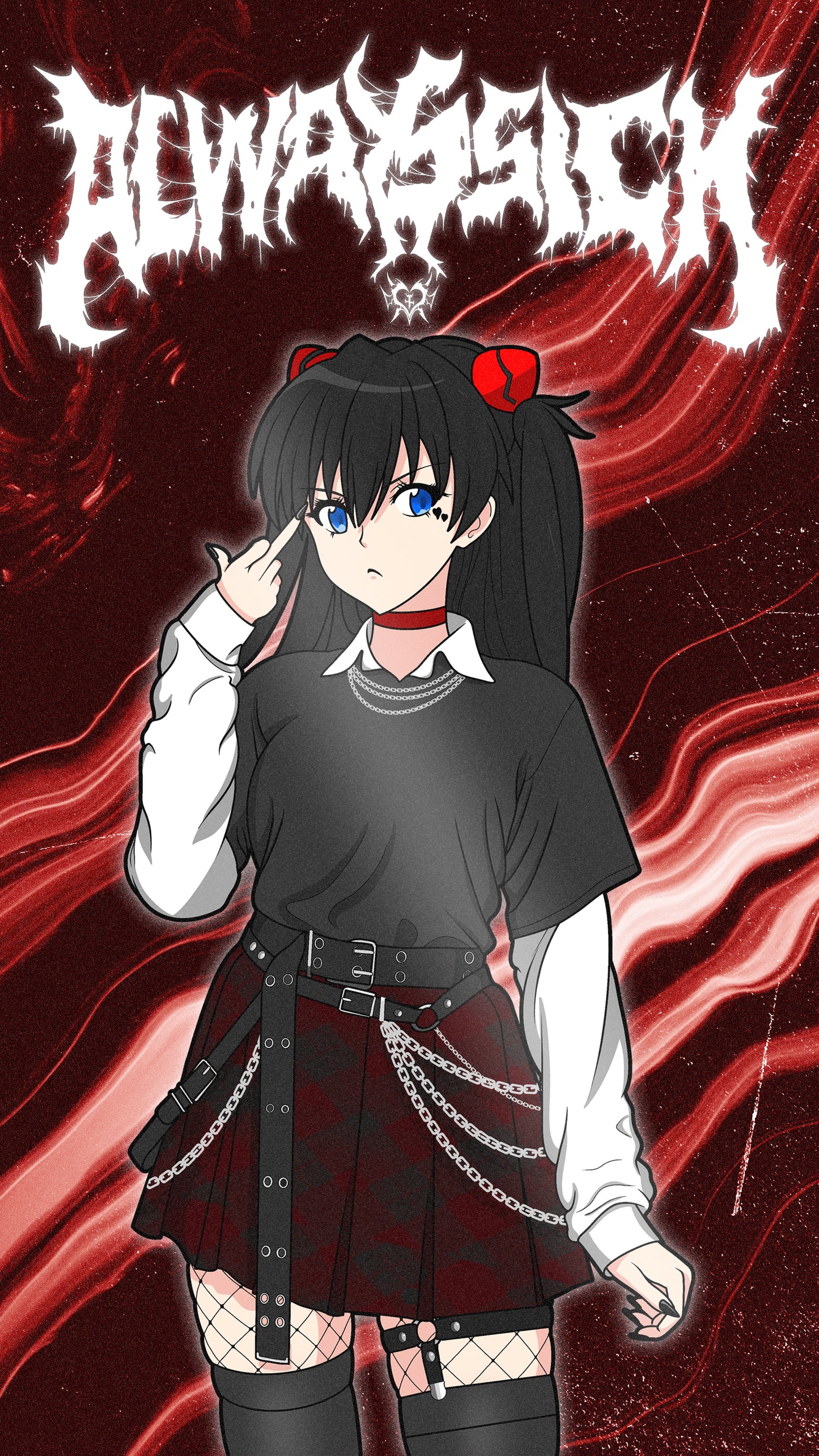 Goth Asuka Langley Soryu