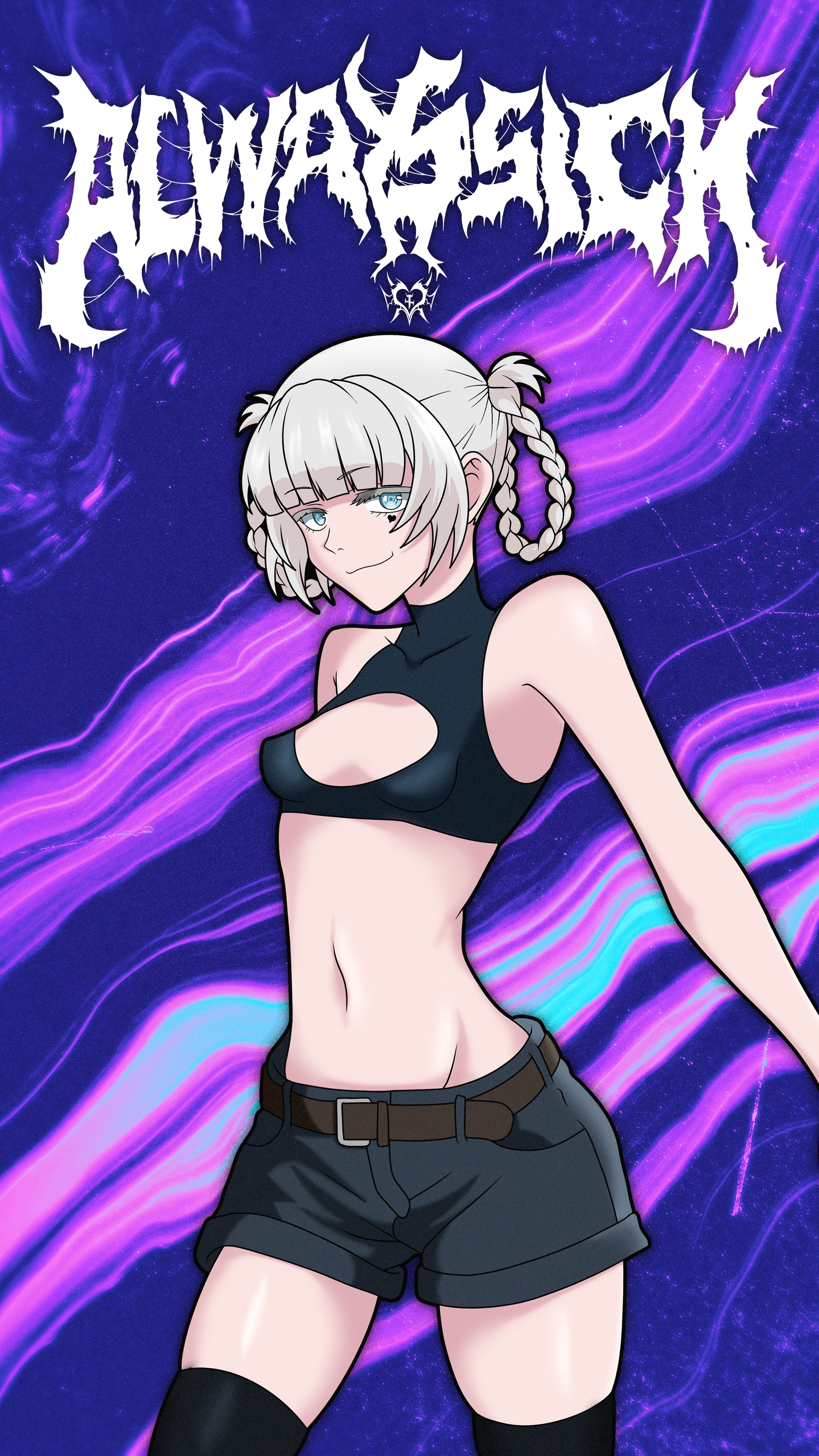 anime wallpaper of nazuna from call of the night