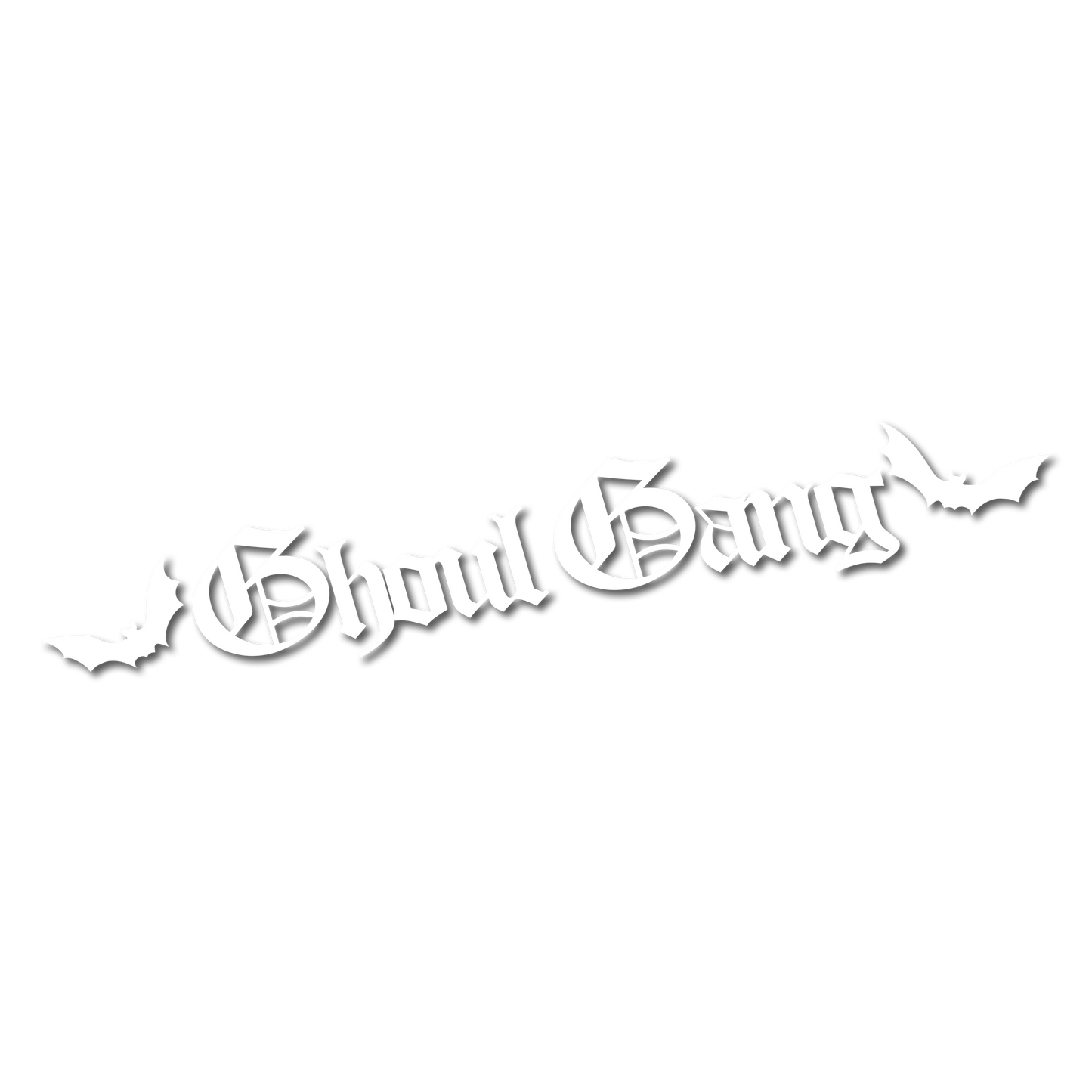 Ghoul Gang Decal - Bright White