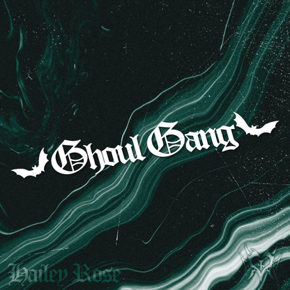 Ghoul Gang Decal - Bright White