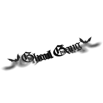 Ghoul Gang Decal - Just Black