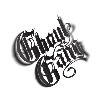 fancy ghoul gang decal black, transparent