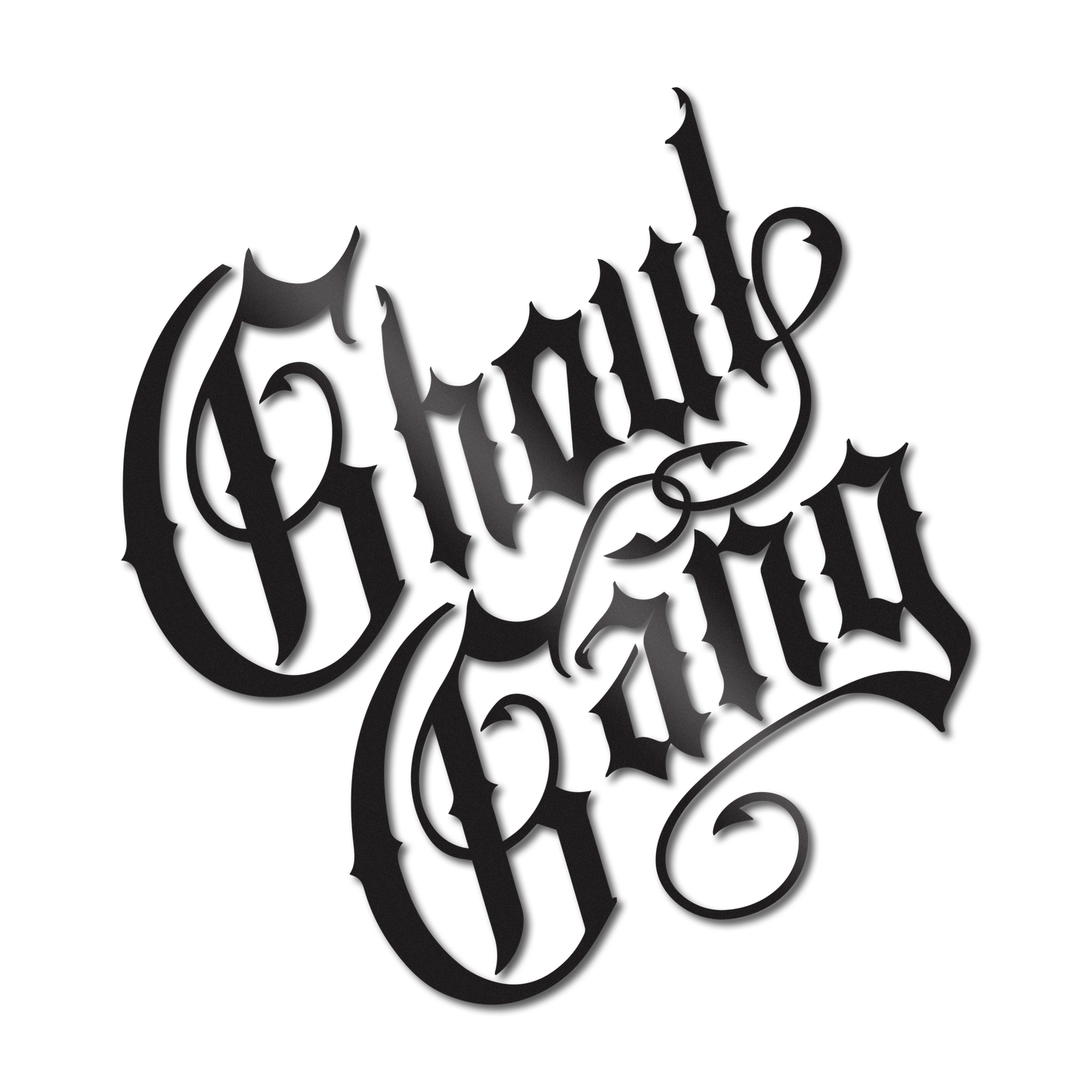 Fancy Ghoul Gang Decal - Just Black