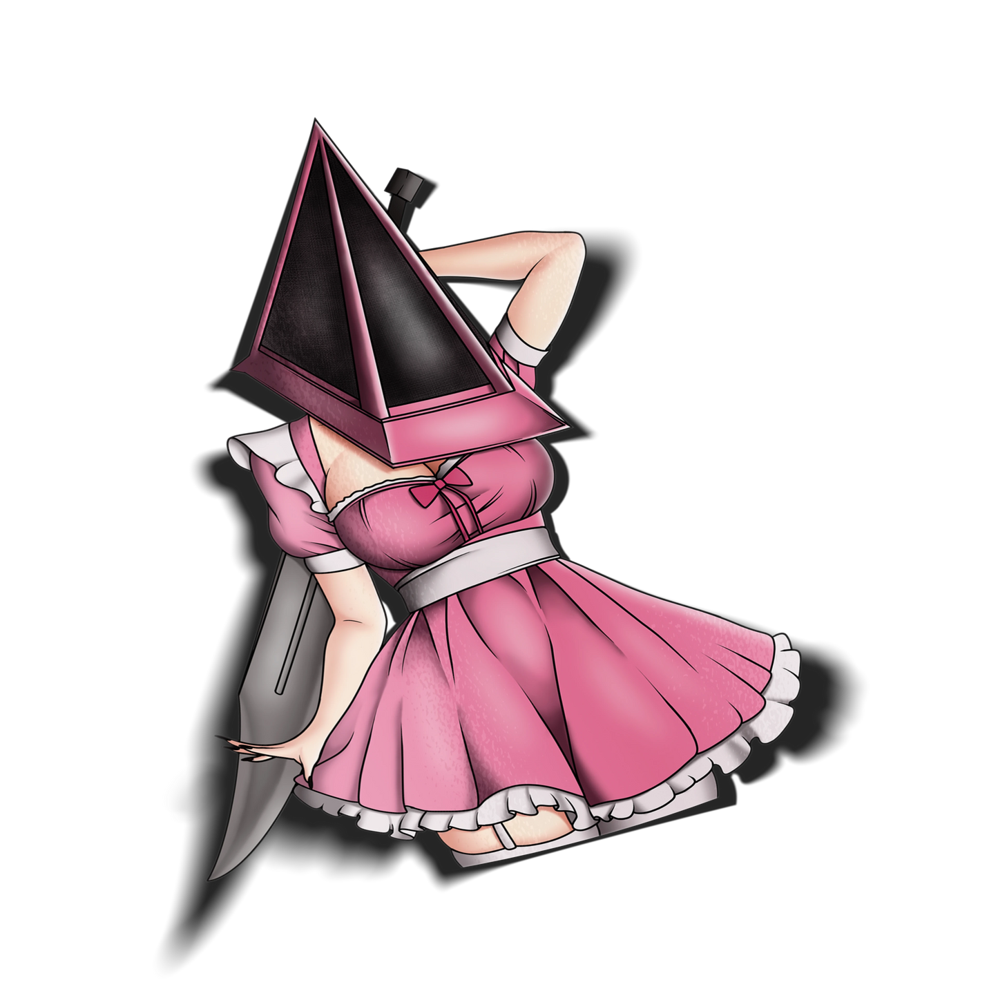 Lady Pyramid Head Sticker
