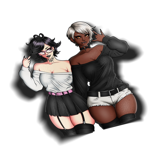 Noushi & Chihime Sticker