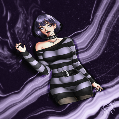 Goth Hinata Hyuuga Sticker
