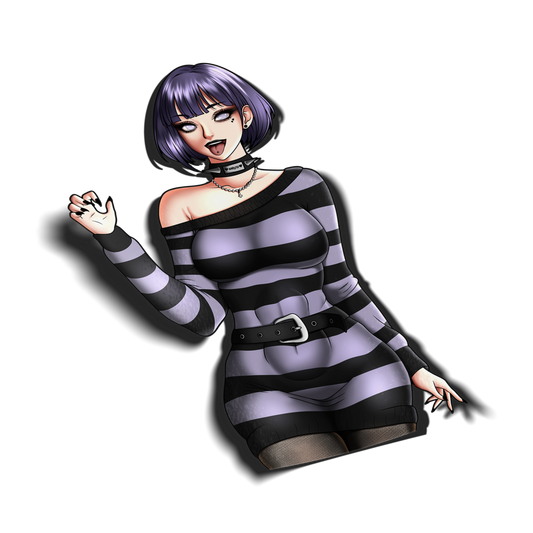 Goth Hinata Hyuuga Sticker